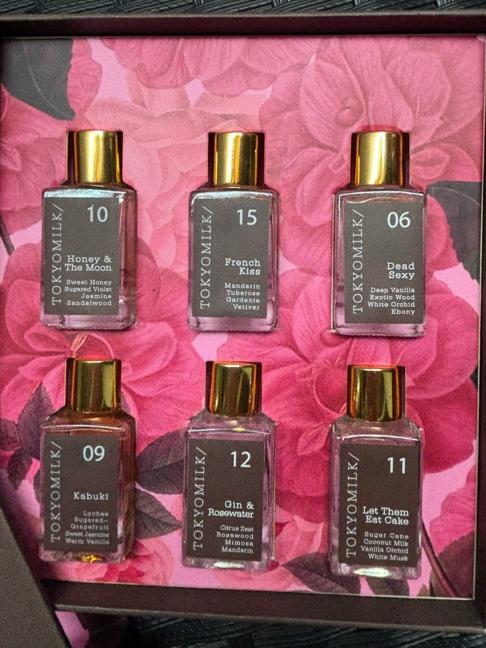 TOKYOMILK Mini Perfume Set - Pink Floral Gift Box Discovery Set